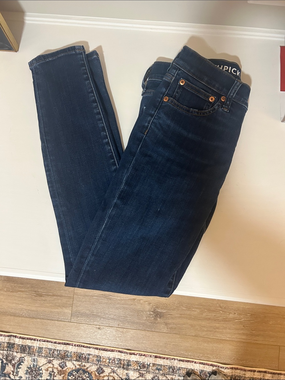 Dark Blue Women’s Skinny Jeans - Jcrew
